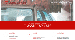 Desktop Screenshot of classiccarwashnorthhaven.com